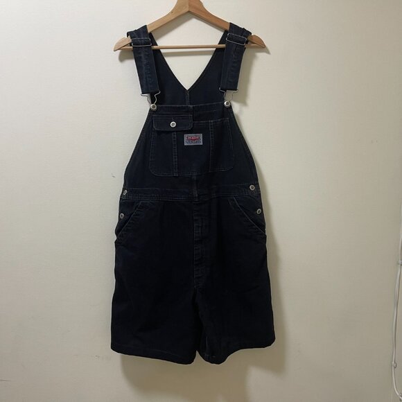 Ikeda Vintage Overall Shorts sz L - Picture 2 of 13